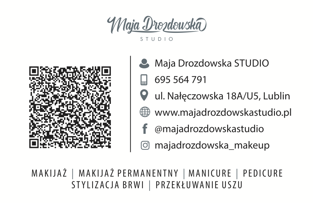 Maja Drozdowska Studio - ul. Nałęczowska 18A/U5, Lublin - 695 564 791